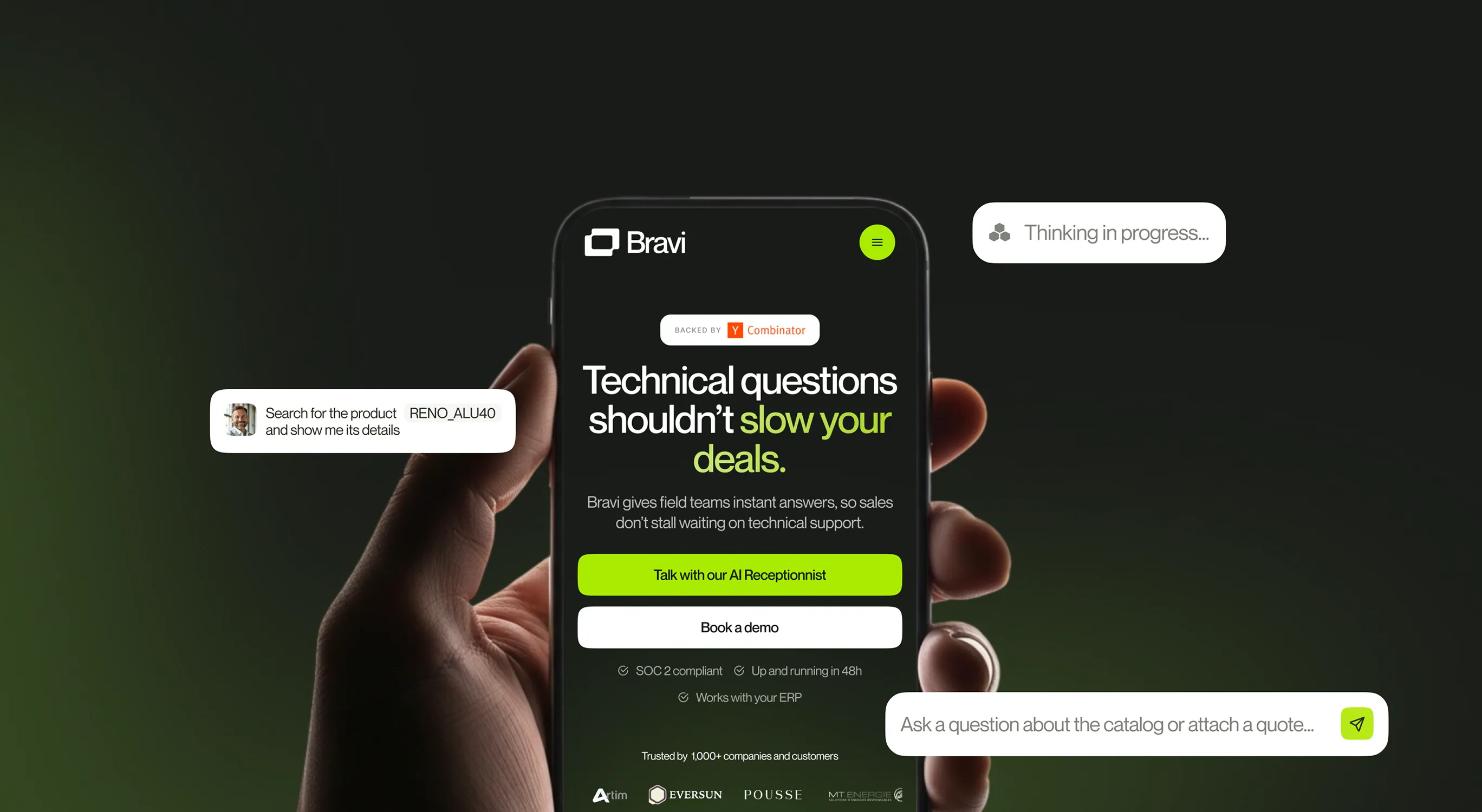 Bravi brand and product visual